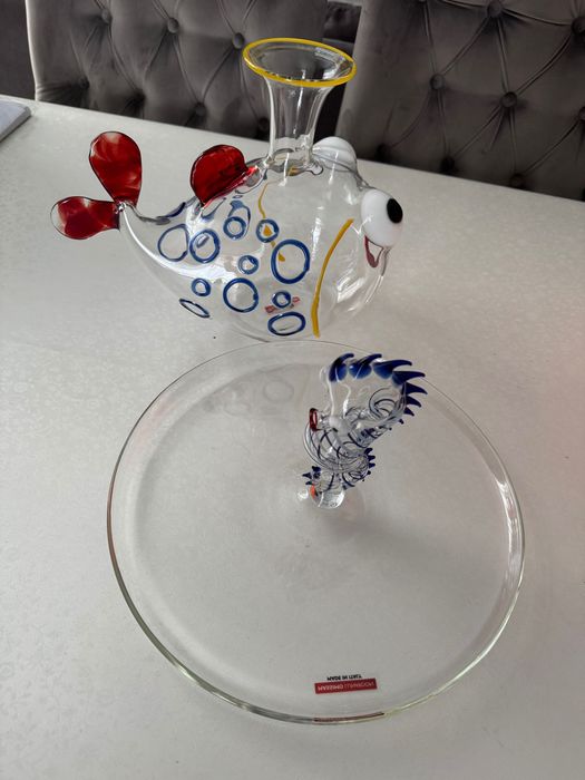 Декантер и блюдо Massimo Lunardon