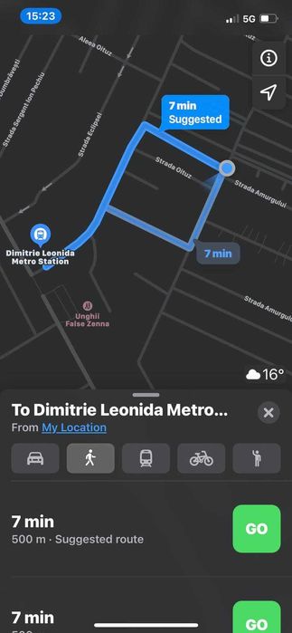Proprietar! Inchiriez ap 2 camere decomandat ,Popesti Leordeni ( 7 min metrou Dimitrie Leonida)