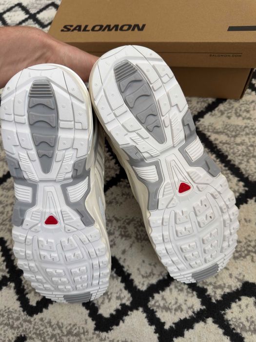 Salomon ACS Pro Lunar Rock Beige White Silver Marimea 44 Noi Cu Cutie Gorpcore Munte