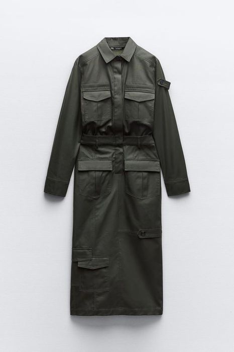 Zara сарафан платье, рубашка платье