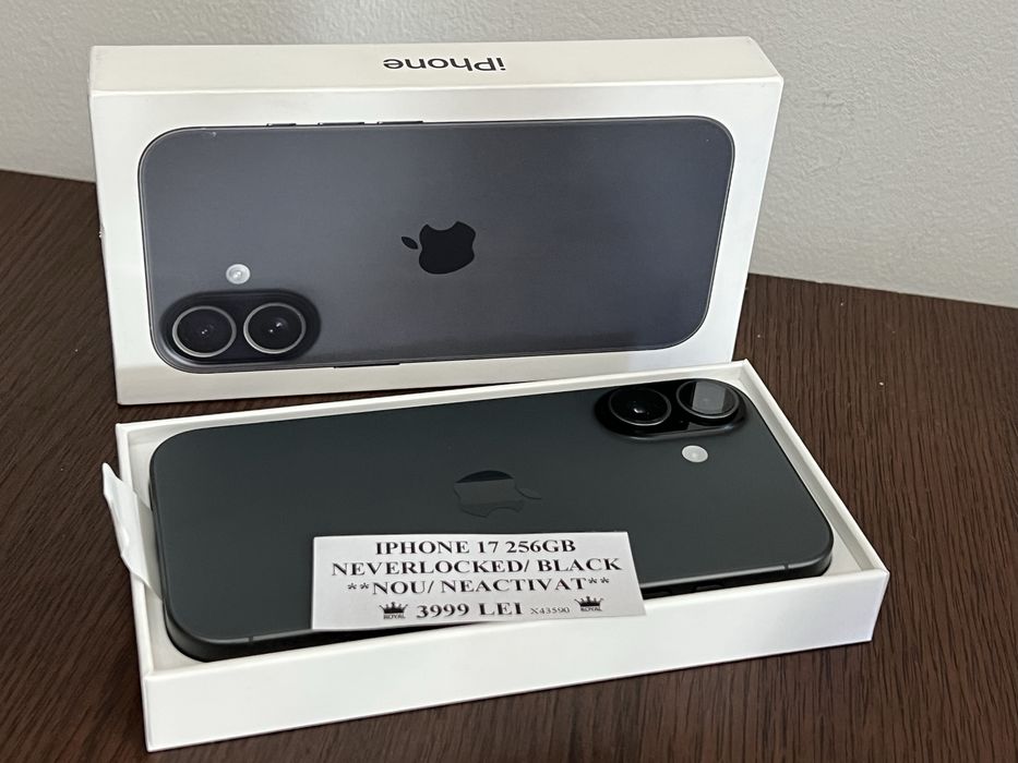 Amanet Royal CB: Iphone 17 256gb Nou Neactivat Neverlocked