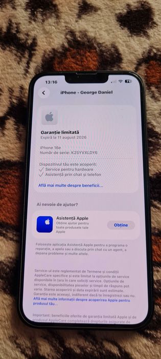 iPhone 16e   128GB  NOU