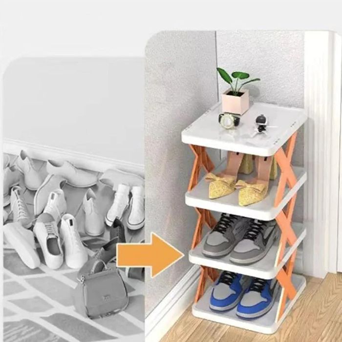 Креативная многослойная полка для обуви и прочих  вещей 7 этажный