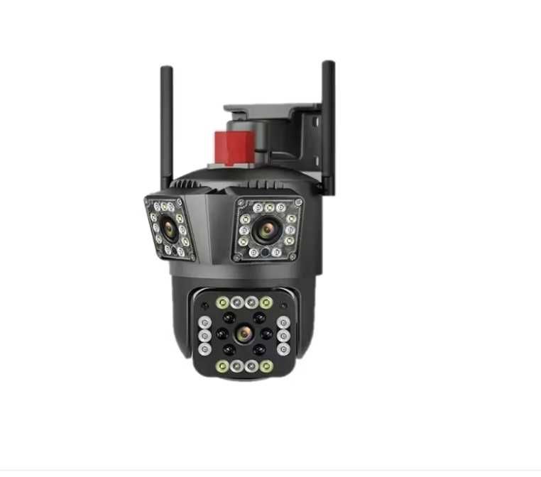 Тройна камера 4G, PTZ, аудио-видео, с 3 обектива 5X Zoom нощно виждане