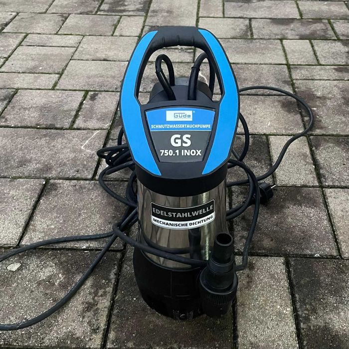 Pompa submersibilă pentru apă murdară Güde GS 750.1 INOX – 15.000 l/h