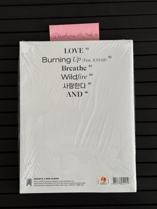 monsta x - shape of love album