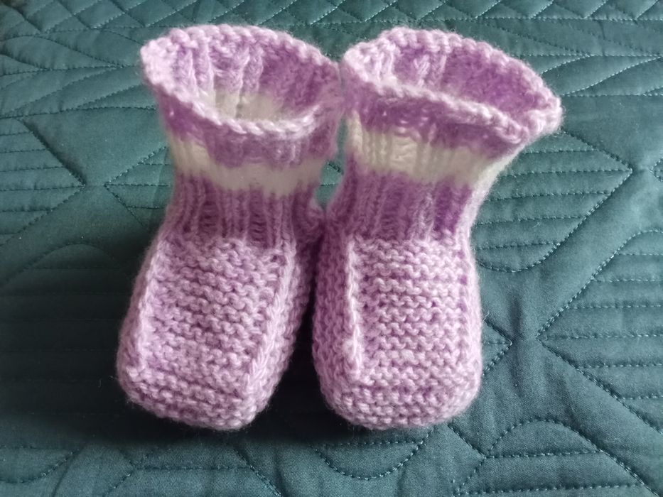 Теплые пинетки для маленьких