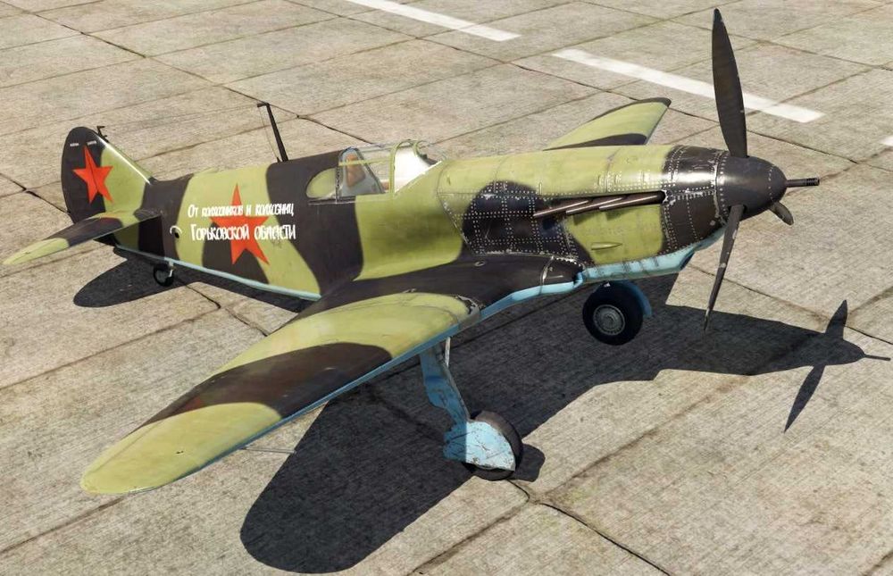 Сборная модель самолета ЛаГГ-3 серии 7-11 (ICM, 1:48)