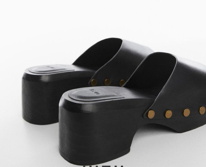 Шлепки сабо кожанные фирма Манго 42р