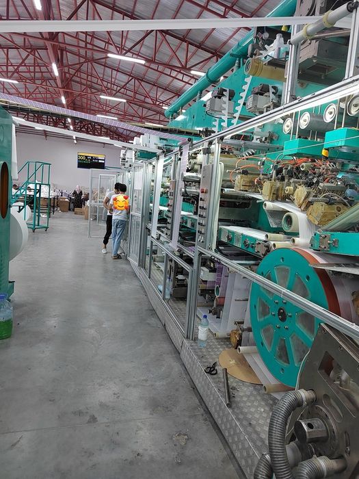 Tayyor biznes: Pampers stanok bolalar tagliklari ishlab chiqarishi sot