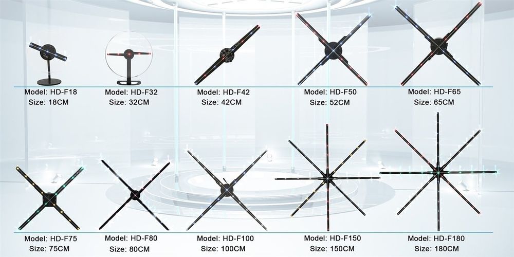 Аренда голограммы. Прокат Голографические вентиляторы 3D вентилятор
