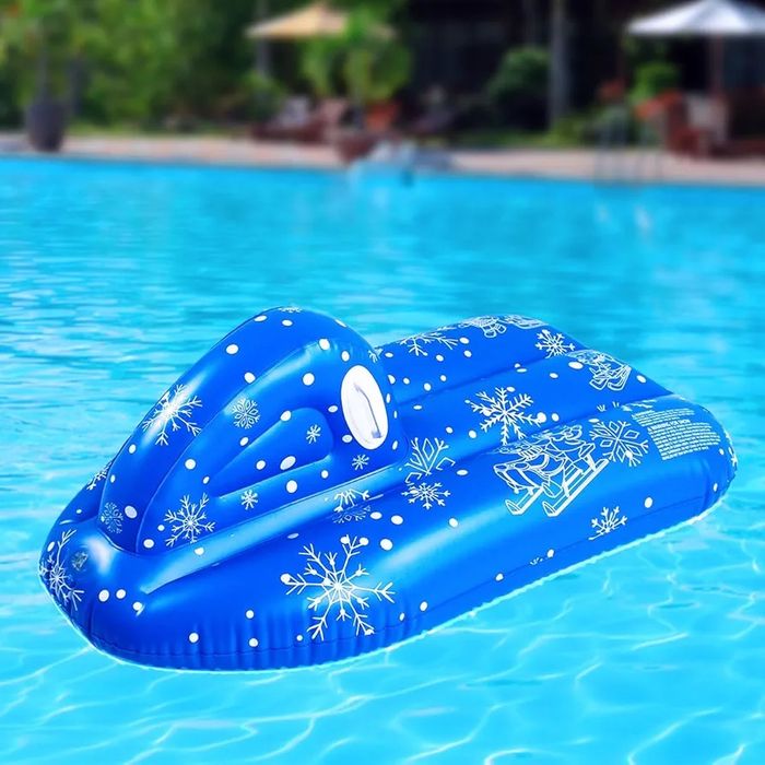 Надуваем джет Sunshine, Сноумобил, Син