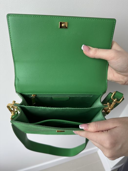 Сумка JW PEI Mini Flap Bag — Grass Green Lizard