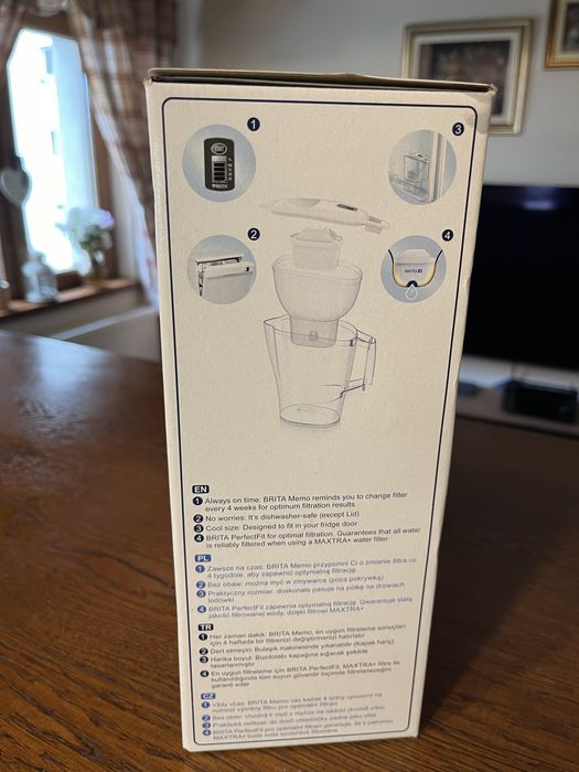 Cana flitranta Brita Marella, 2.4 L, Alb, fara cartuse