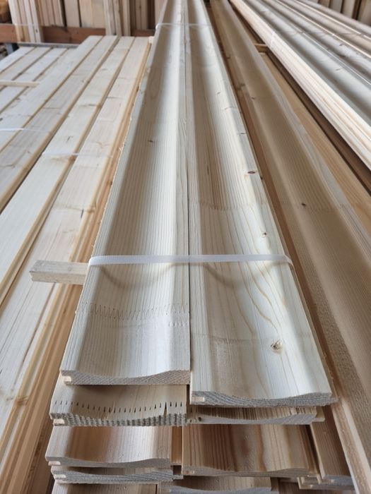 Lambriu profilat  molid grosime 2 cm