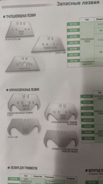 Инструменты для ПВХ лен7олиума и релин