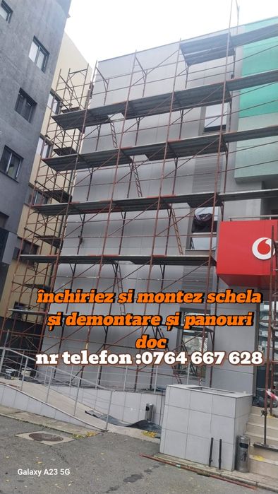 Închiriez schelă metalică