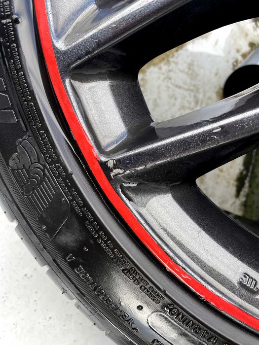 Джанти BBS 17” за BMW. Гумите си вървят с тях.