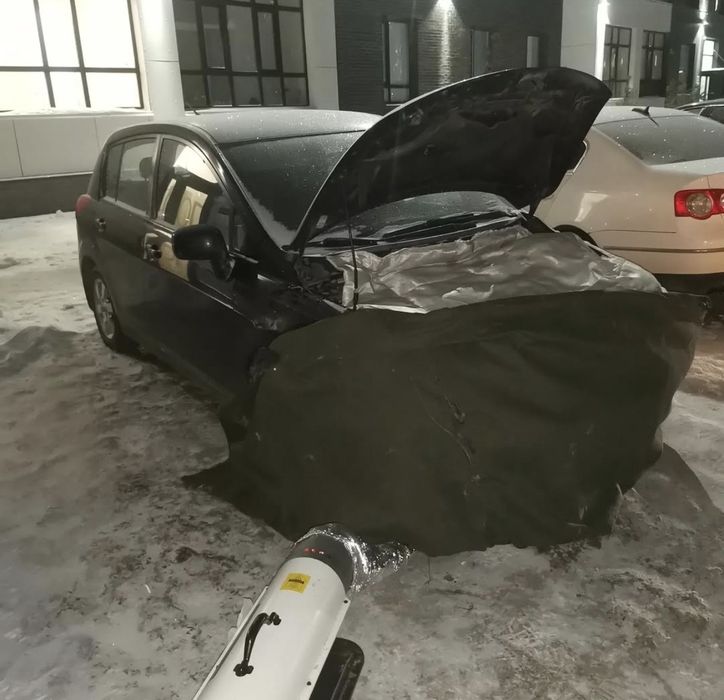 Отогрев машин Астана