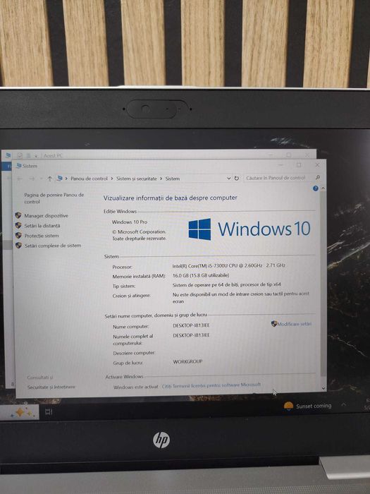Laptop HP I5 hard ssd 500gb