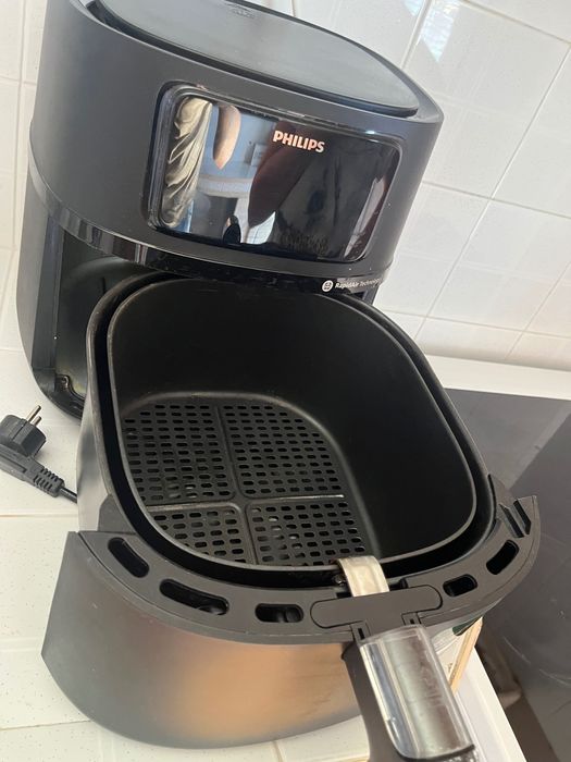 Уред за здравословно готвен с горещ въздух 14 в 1 PHILIPS Серия 5000 CONNECTED XL HD9280/90 14 в 1 6.20 L, ТАЙМЕР, ЧЕРЕН