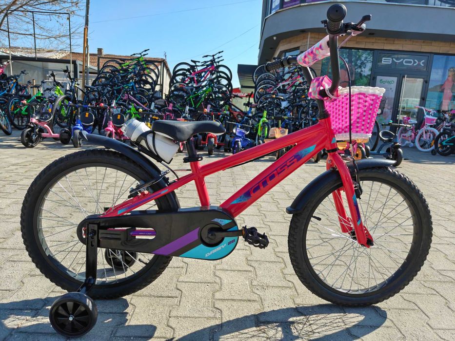 CROSS Алуминиев велосипед 20" DAISY розов