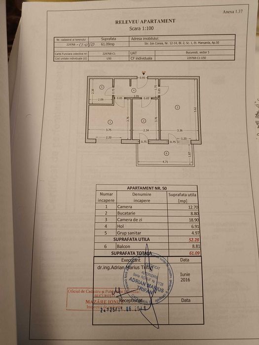 Vanzare apartament