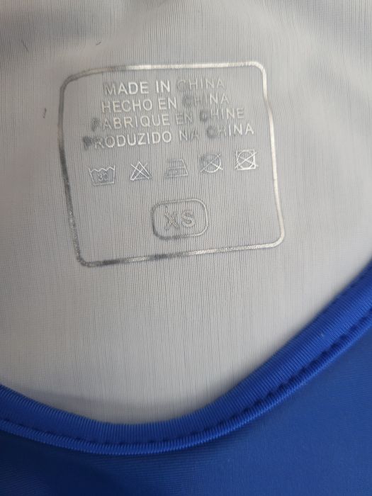 Нательник  синий