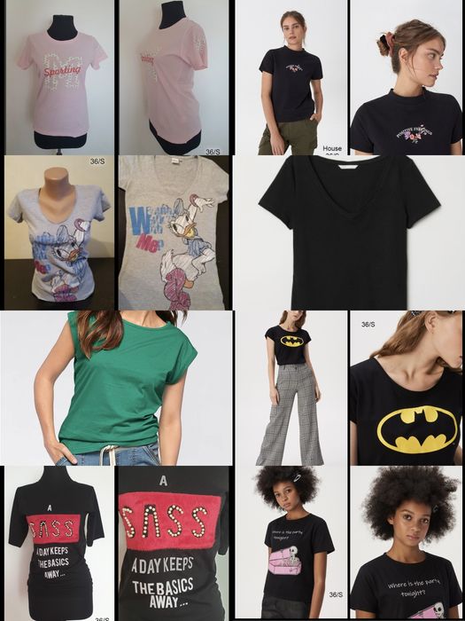 Tricouri bumbac casual XS/S