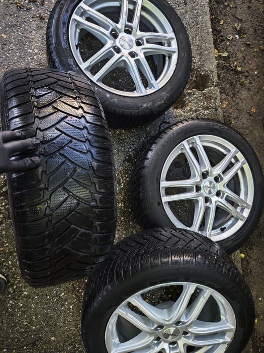 Set 4 jante aliaj Dezent TR Silver 17” 5x112 pentru Audi/VW/Skoda/Seat