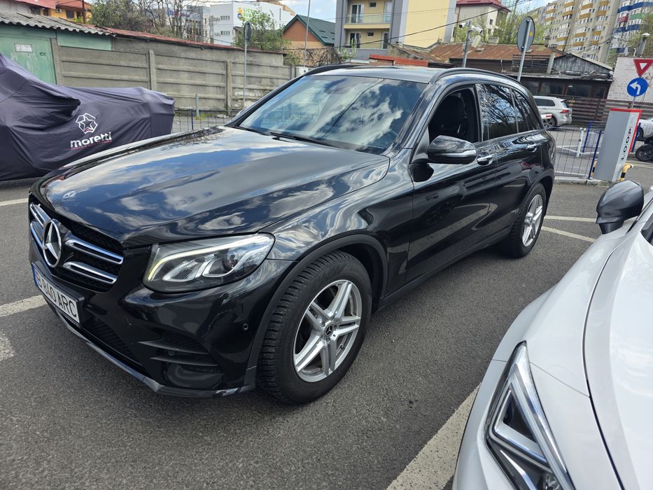 Mercedes GLC 250d 4MATIC AMG Line 2017, 204cp, Burmester, Negru