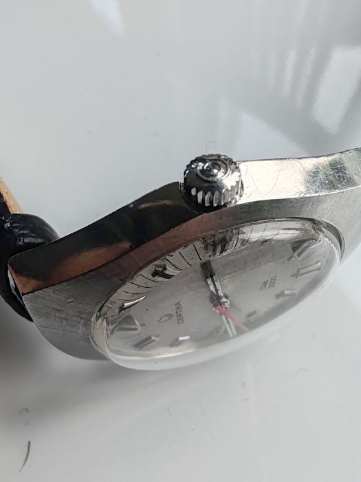 Ceas Certina Club 2000 Mecanic 36x42 Mm Funcționează Impecabil!