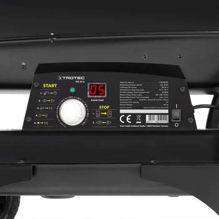 Дизелов Калорифер Нафтова Печка Горелка с Термостат 20 kW