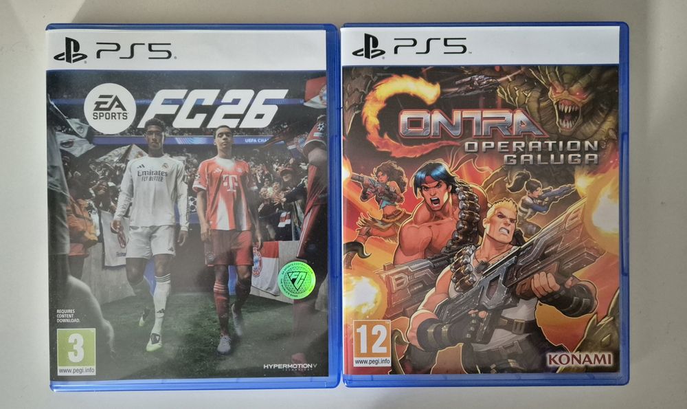 Комплект детски игри PS5 - FC 26 + Contra Operation Galuga - ОБЩА ЦЕНА