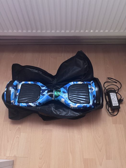 Hoverboard albastru militar