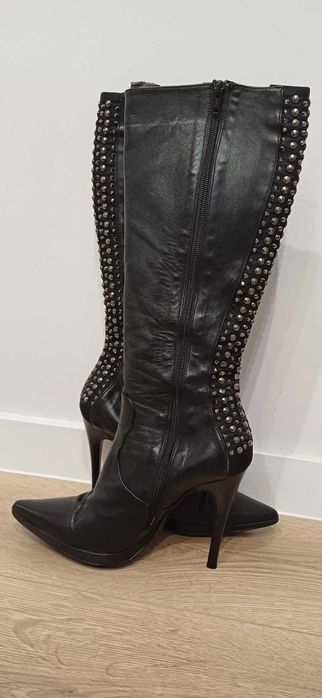 Дамски ботуши естествена кожа