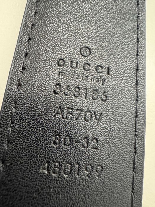 Curea Originală Gucci Interlocking G Leather Belt – Mărimea 80/32 (Verificabilă)