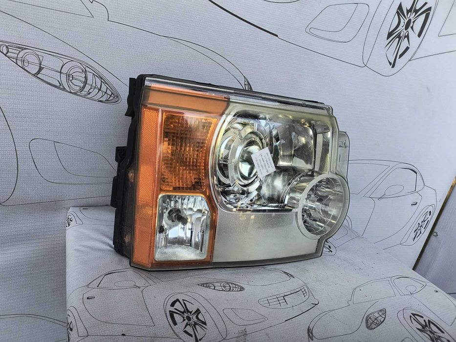 Far Dreapta Uk Xenon Bi-Xenon Afs Land Rover Discovery 3 2007 / 2005-2009 Cod OEM XBC500102 (1E1)