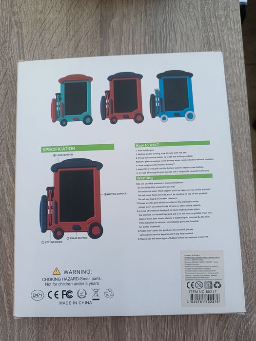 Детски LCD таблет за рисуване/писане