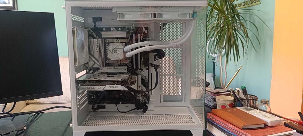 Геймърски Компютър - Gaming PC | i5-12400F + RTX 3060 8GB | WHITE RGB | 6 месеца гаранция