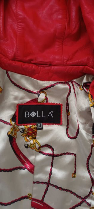 Кожаный женский плащ