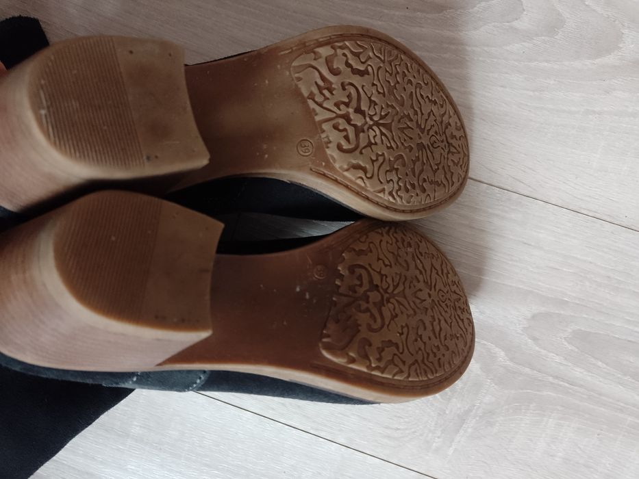Cizme de piele naturală întoarsă Tamaris