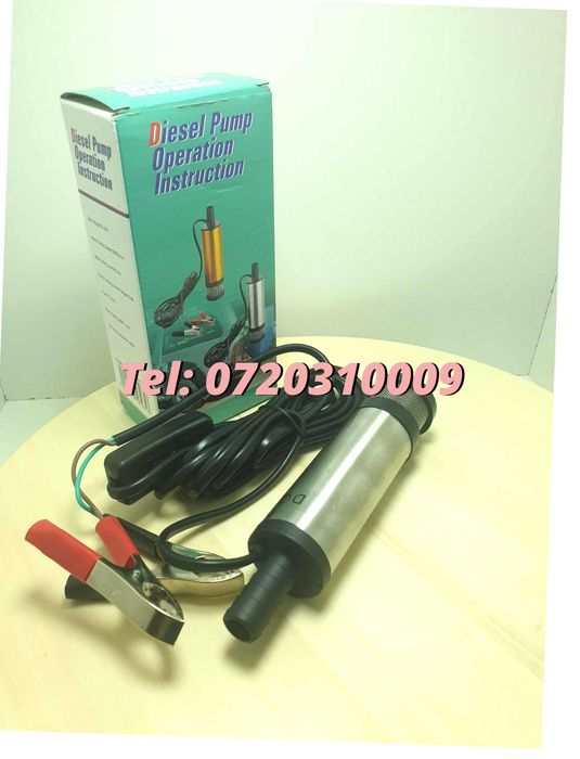 Mini Pompa Transfer Motorina Si Ulei 12v 60w 15lmin