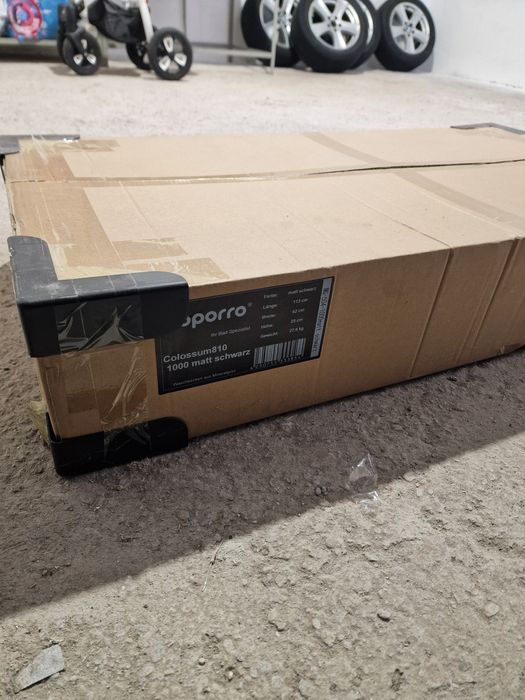 Lavoar baie 100 cm, negru mat, compozit, montaj pe blat sau suspendat