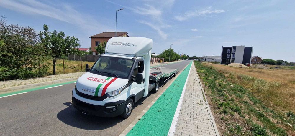 Ansamblu minitir Transport auto Iveco + Veldhuizen