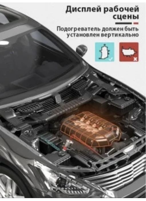 Подогрев двигателя. 3000кВ/2200кВ/1500W