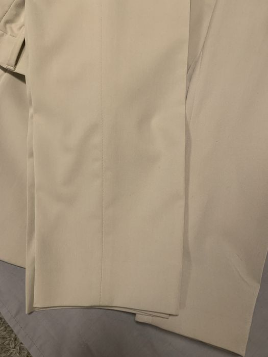Vand costum barbatesc Zara mas. 46 sacou / 36 pantalon - crem