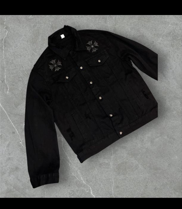 Jacheta chrome hearts si blugi zara oversized