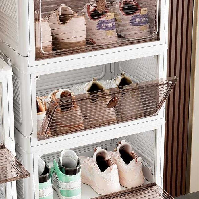 Обувница Складной пластиковый органайзер для обуви мебель для гостиной