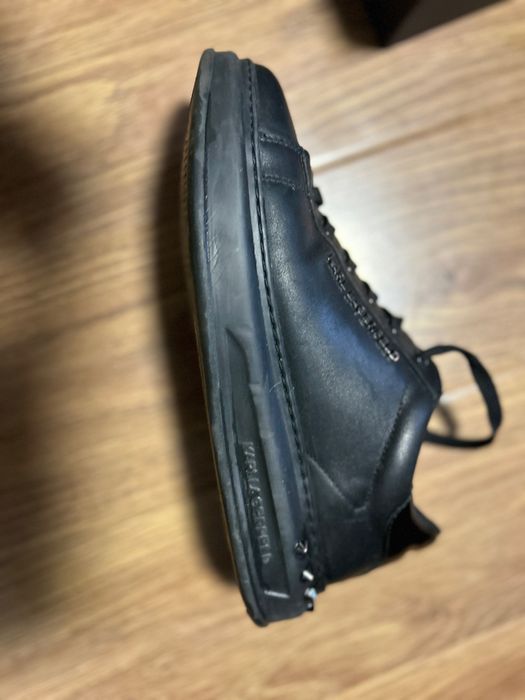 Karl Lagerfeld Kapri Studded Leather Sneakers